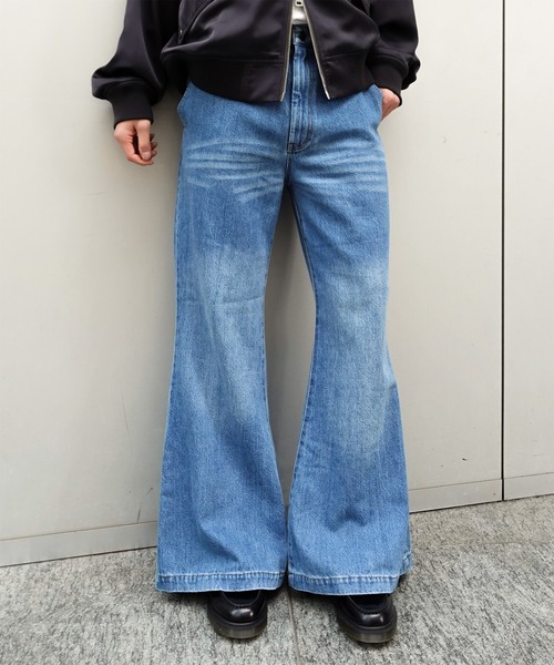 セール】West Side Modern Vintage Like Bell Bottom Pants