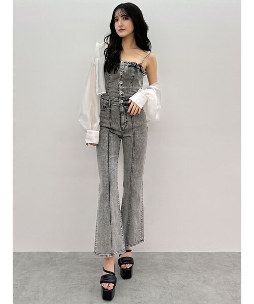 GYDA(ジェイダ)の「SHEERショートシャツ(シャツ/ブラウス・レディース・ブラック/その他1/オフホワイト・FREE)」の17枚目の写真