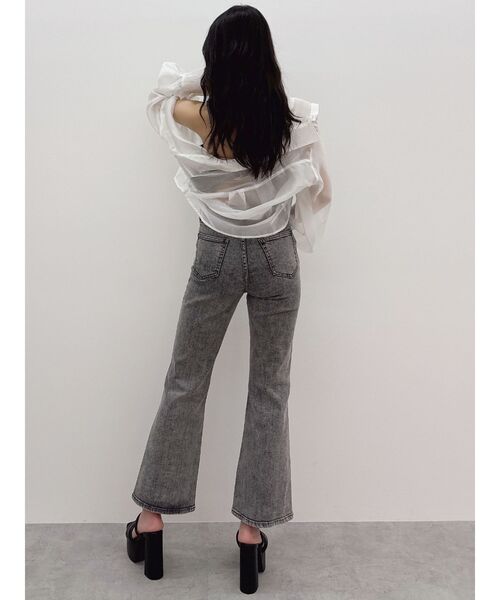 GYDA(ジェイダ)の「SHEERショートシャツ(シャツ/ブラウス・レディース・ブラック/その他1/オフホワイト・FREE)」の20枚目の写真