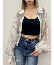 SHEERショートシャツ