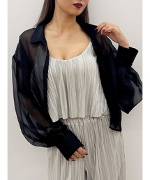 GYDA | SHEERショートシャツ(シャツ/ブラウス)
