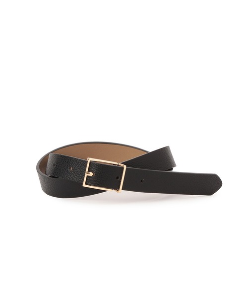 ROPE' PICNIC（ロペピクニック）の「22mmスリムスクエアバックルベルト（ベルト・レディース・ブラウン/ブラック/ブラック系その他/ブラック系その他2/ワイン・FREE）」の6枚目の写真