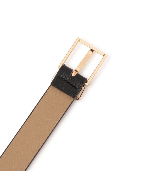 ROPE' PICNIC（ロペピクニック）の「22mmスリムスクエアバックルベルト（ベルト・レディース・ブラウン/ブラック/ブラック系その他/ブラック系その他2/ワイン・FREE）」の8枚目の写真