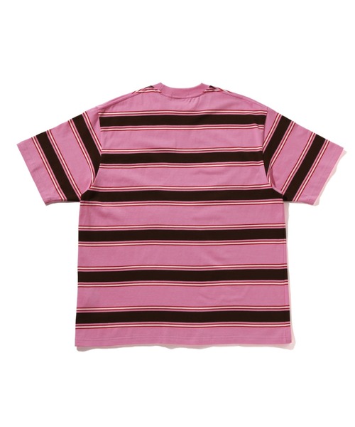 エイプ ポロシャツ ピンク 半袖 アベイシングエイプ フレイムカモ 迷彩