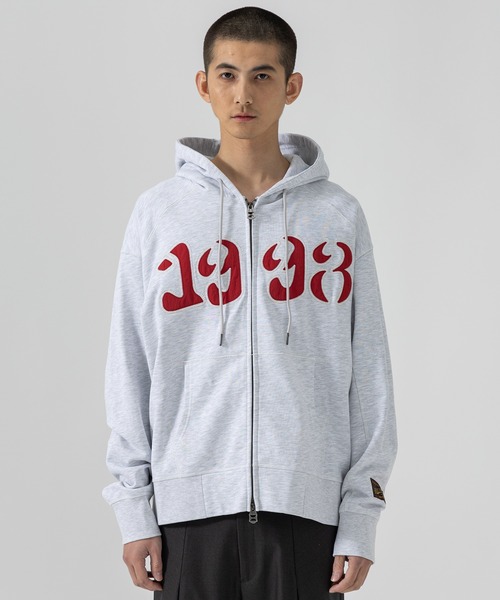 D.Nart.Ampta(ディーナ―トアンプタ)の「D.Nart.Ampta(ディー・ナート・アンプタ)1998 Patch ZIP Hoodie ロゴ ジップパーカー ジップフーディー スウェット(パーカー・メンズ・ネイビー/ブラック/グレー・M/S)」の3枚目の写真