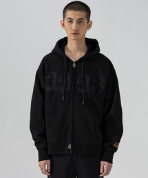 D.Nart.Ampta(ディー・ナート・アンプタ)1998 Patch ZIP Hoodie ロゴ ジップパーカー ジップフーディー スウェット