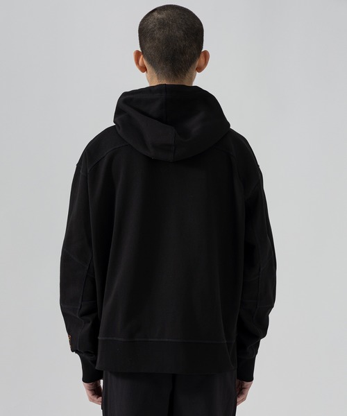 D.Nart.Ampta(ディーナ―トアンプタ)の「D.Nart.Ampta(ディー・ナート・アンプタ)1998 Patch ZIP Hoodie ロゴ ジップパーカー ジップフーディー スウェット(パーカー・メンズ・ネイビー/ブラック/グレー・M/S)」の5枚目の写真