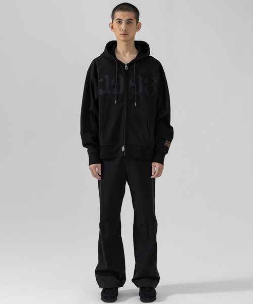 D.Nart.Ampta(ディーナ―トアンプタ)の「D.Nart.Ampta(ディー・ナート・アンプタ)1998 Patch ZIP Hoodie ロゴ ジップパーカー ジップフーディー スウェット(パーカー・メンズ・ネイビー/ブラック/グレー・M/S)」の6枚目の写真