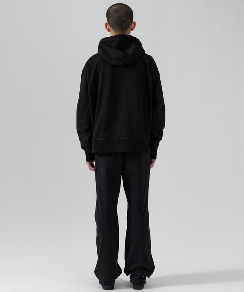 D.Nart.Ampta(ディーナ―トアンプタ)の「D.Nart.Ampta(ディー・ナート・アンプタ)1998 Patch ZIP Hoodie ロゴ ジップパーカー ジップフーディー スウェット(パーカー・メンズ・ネイビー/ブラック/グレー・M/S)」の7枚目の写真