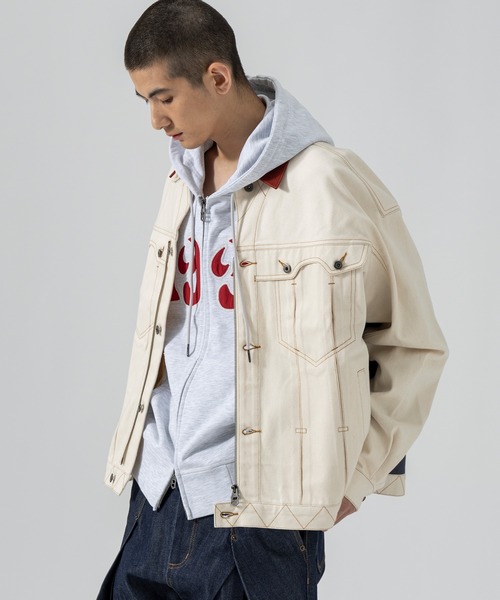 D.Nart.Ampta(ディーナ―トアンプタ)の「D.Nart.Ampta(ディー・ナート・アンプタ)1998 Patch ZIP Hoodie ロゴ ジップパーカー ジップフーディー スウェット(パーカー・メンズ・ネイビー/ブラック/グレー・M/S)」の12枚目の写真