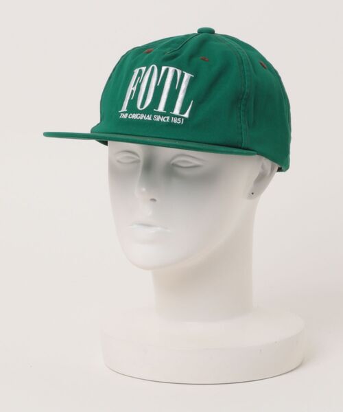 FRUIT OF THE LOOM(フルーツオブザルーム)の「FRUIT OF THE LOOM / FTL EX ACCENT STITCH CAP / 80971800(キャップ・レディース・ホワイト/グリーン/ブラウン/ブラック・FREE)」の8枚目の写真