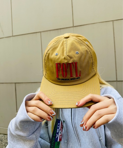 FRUIT OF THE LOOM(フルーツオブザルーム)の「FRUIT OF THE LOOM / FTL EX ACCENT STITCH CAP / 80971800(キャップ・レディース・ホワイト/グリーン/ブラウン/ブラック・FREE)」の9枚目の写真