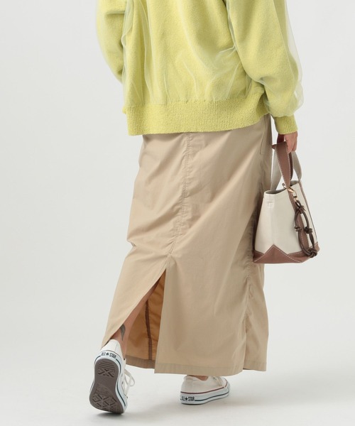 BAYFLOW(ベイフロー)の「≪予約≫ストレッチベイカースカート(スカート・レディース・ベージュ/ブラック/カーキ・SMALL/MEDIUM)」の21枚目の写真