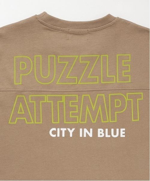 GLAZOS(グラソス)の「【大人向けサイズあり】バックリフレクタープリント半袖Tシャツ(Tシャツ/カットソー・キッズ・ベージュ/ネイビー/ブラック/ホワイト・L/S/LL/M)」の9枚目の写真