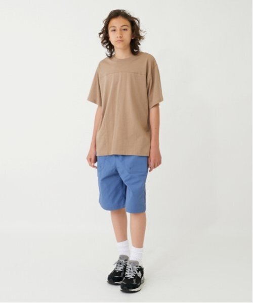 GLAZOS(グラソス)の「【大人向けサイズあり】バックリフレクタープリント半袖Tシャツ(Tシャツ/カットソー・キッズ・ベージュ/ネイビー/ブラック/ホワイト・L/S/LL/M)」の20枚目の写真