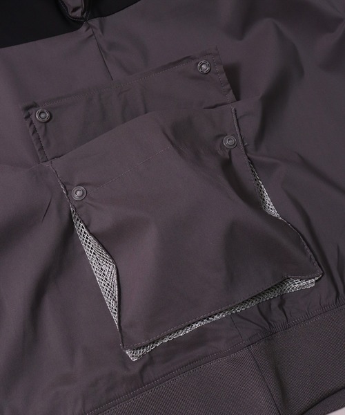 LUXE/R GOLF(ラグジュ ゴルフ)の「(RM)【LUXE/R GOLF】ストレッチ クロス パネル切り替え カーゴポケット プルオーバー 半袖 シャツ(Tシャツ/カットソー・メンズ・ベージュ/ブラック/オフホワイト/チャコールグレー・L/XL/M)」の14枚目の写真