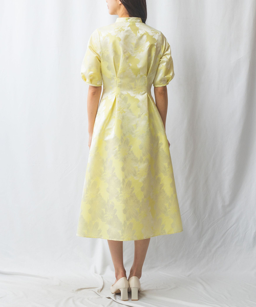 NARACAMICIE（ナラカミーチェ）の「【NALACARA】花柄JQウエストタックワンピース（ワンピース・レディース・イエロー・XL/M）」の4枚目の写真