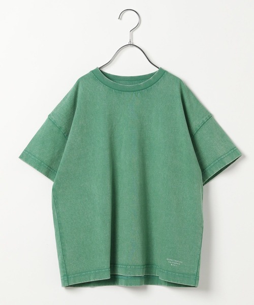 BAYFLOW（ベイフロー）の「[古着っぽさが魅力♪]ヴィンテージウォッシュBIG T(KIDS)（Tシャツ/カットソー・キッズ・グリーン/ライトグリーン/ピンク/チャコール/イエロー/オフホワイト・110cm/120cm/130cm/140cm/150cm）」の11枚目の写真