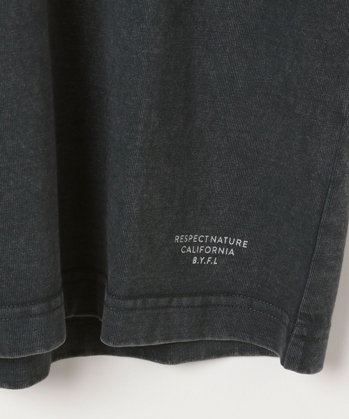 BAYFLOW（ベイフロー）の「[古着っぽさが魅力♪]ヴィンテージウォッシュBIG T(KIDS)（Tシャツ/カットソー・キッズ・グリーン/ライトグリーン/ピンク/チャコール/イエロー/オフホワイト・110cm/120cm/130cm/140cm/150cm）」の18枚目の写真