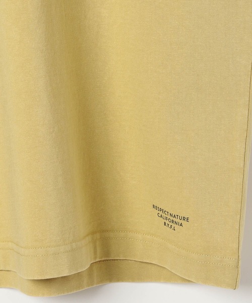 BAYFLOW（ベイフロー）の「[古着っぽさが魅力♪]ヴィンテージウォッシュBIG T(KIDS)（Tシャツ/カットソー・キッズ・グリーン/ライトグリーン/ピンク/チャコール/イエロー/オフホワイト・110cm/120cm/130cm/140cm/150cm）」の20枚目の写真