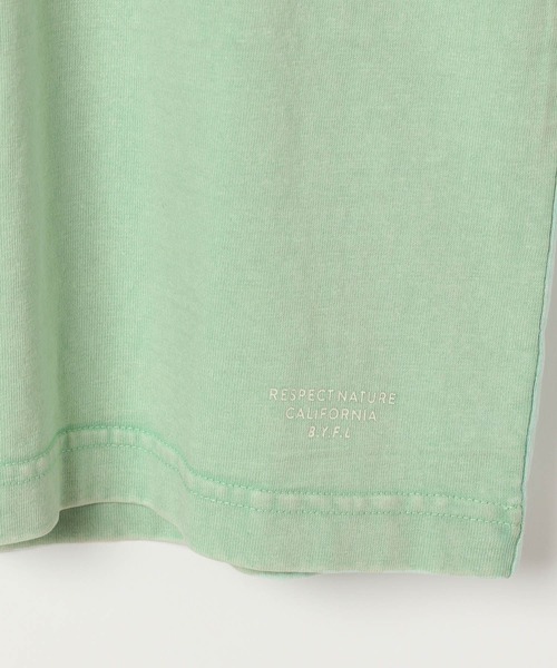 BAYFLOW（ベイフロー）の「[古着っぽさが魅力♪]ヴィンテージウォッシュBIG T(KIDS)（Tシャツ/カットソー・キッズ・グリーン/ライトグリーン/ピンク/チャコール/イエロー/オフホワイト・110cm/120cm/130cm/140cm/150cm）」の22枚目の写真
