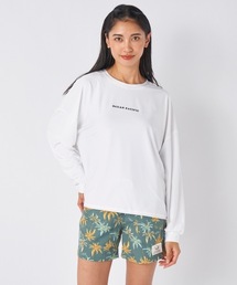 Ocean Pacific（オーシャンパシフィック）の「【OP:オーピー】レディースパフスリーブラッシュTシャツ　水陸両用　UV（ラッシュガード）」