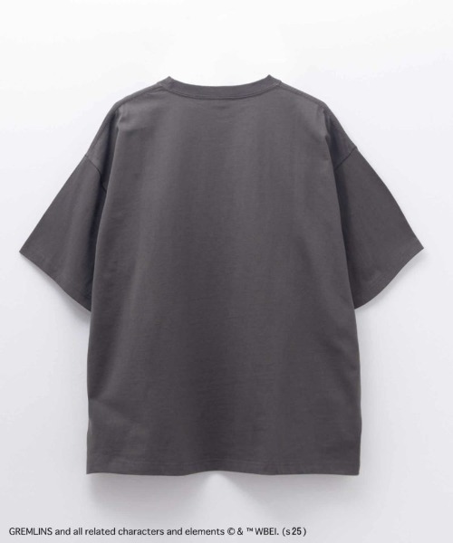 Mac-House(マックハウス)の「【GREMLINS / グレムリン】ラップTシャツ(Tシャツ/カットソー・メンズ・ブラック/ホワイト/チャコールグレー/グリーン・M/L/XL)」の5枚目の写真