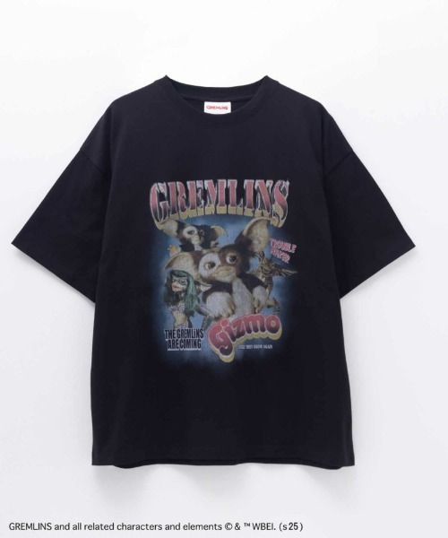 Mac-House(マックハウス)の「【GREMLINS / グレムリン】ラップTシャツ(Tシャツ/カットソー・メンズ・ブラック/ホワイト/チャコールグレー/グリーン・M/L/XL)」の9枚目の写真
