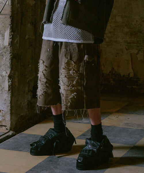 FR(13)NDS(フレンズ)の「FR(13)NDS/フレンズ/Doubleknee Shorts(その他パンツ・メンズ・グレー/ブルー/ブラック・L/M)」の11枚目の写真