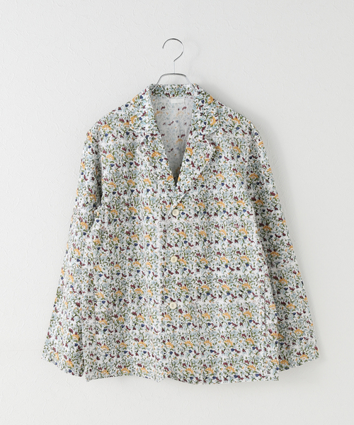 【新品】SEEALL シーオール シルクリネン ワークジャケット 新品】SEEALL シーオール シルクリネン ワークジャケット SILK LINEN