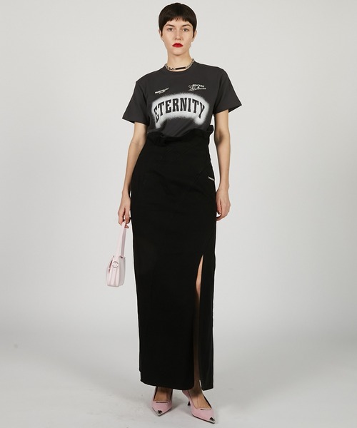 セール】スカルプテッドマキシスカート / Sculpted Maxi Skirt