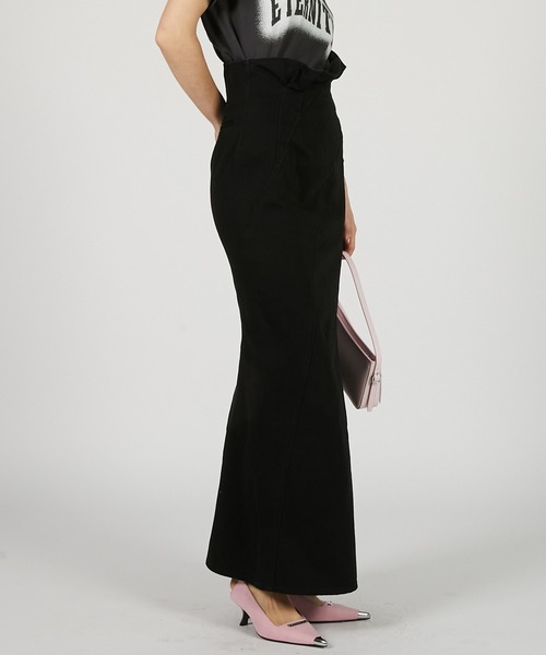 セール】スカルプテッドマキシスカート / Sculpted Maxi Skirt