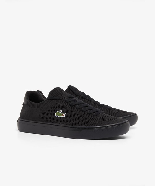 LACOSTE(ラコステ)の「メンズ LA PIQUEE 2.0 125 1 CMA / 鹿の子ニット ブラックソールスニーカー(スニーカー・メンズ・グリーン/ブラック・28.5cm/25.0cm/29.0cm/25.5cm/26.0cm/26.5cm/27.0cm/28.0cm)」の1枚目の写真
