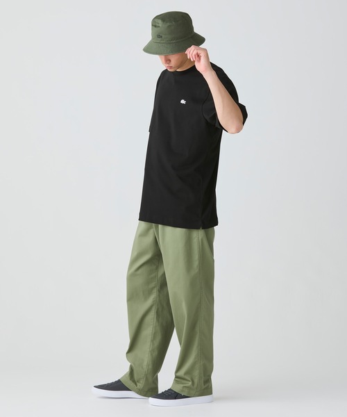 LACOSTE(ラコステ)の「メンズ LA PIQUEE 2.0 125 1 CMA / 鹿の子ニット ブラックソールスニーカー(スニーカー・メンズ・グリーン/ブラック・28.5cm/25.0cm/29.0cm/25.5cm/26.0cm/26.5cm/27.0cm/28.0cm)」の11枚目の写真