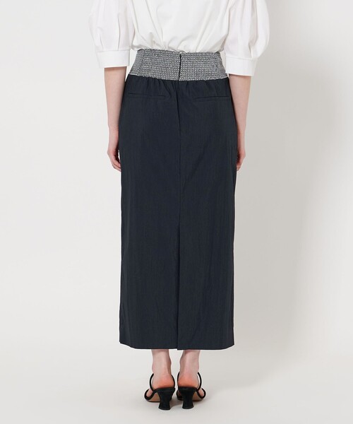 UNITED ARROWS マキシスカート セール】エンブロイダリー ストレート マキシスカート（スカート