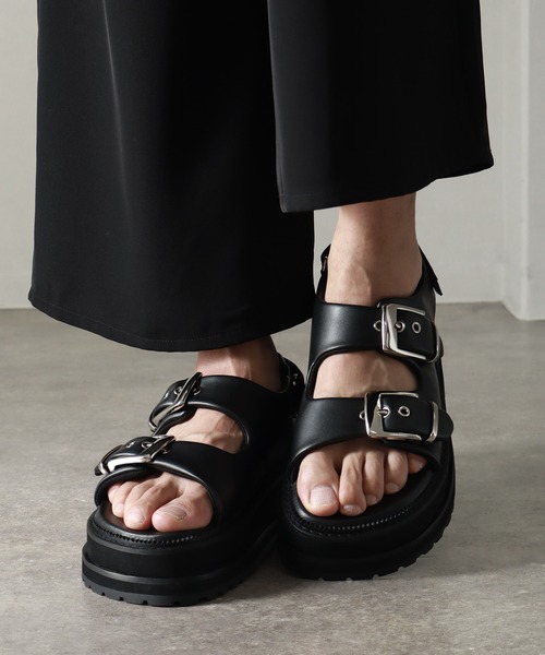 welise/ウェライズ】+6cmボリュームダブルハイソール パテッド