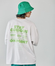 BAYFLOW | [POPなプリントが可愛い]SUNSETバックプリント半袖Tシャツ(Tシャツ/カットソー)