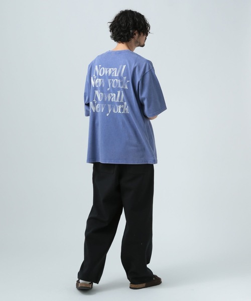 SUNBLAZE カットソー トップス Tシャツ 半袖 ロング丈 バック