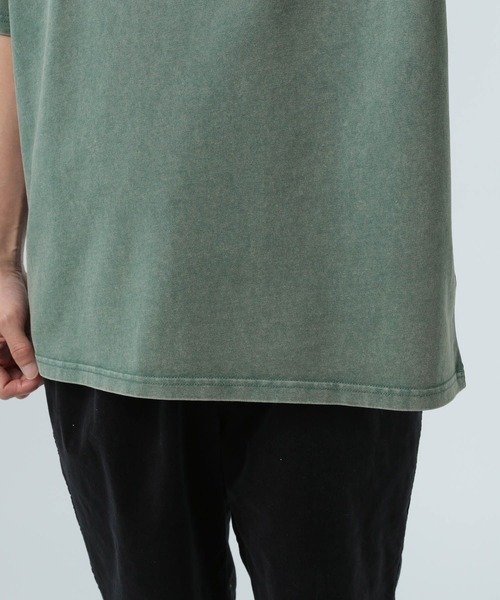 BAYFLOW（ベイフロー）の「[POPなプリントが可愛い]SUNSETバックプリント半袖Tシャツ（Tシャツ/カットソー・メンズ・オフホワイト/ブルー/チャコール/グリーン/ピンク・LARGE/MEDIUM）」の22枚目の写真