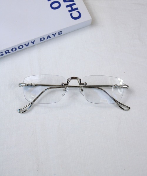 UP START（アップスタート）の「【sevens】細フレームY2Kメガネ（メガネ・レディース・クリア・FREE）」の2枚目の写真