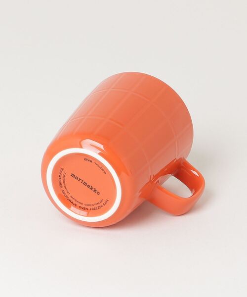marimekko（マリメッコ）の「Tiiliskivi / mug 2,5 dl（グラス/マグカップ/タンブラー・レディース・オレンジ・FREE）」の4枚目の写真