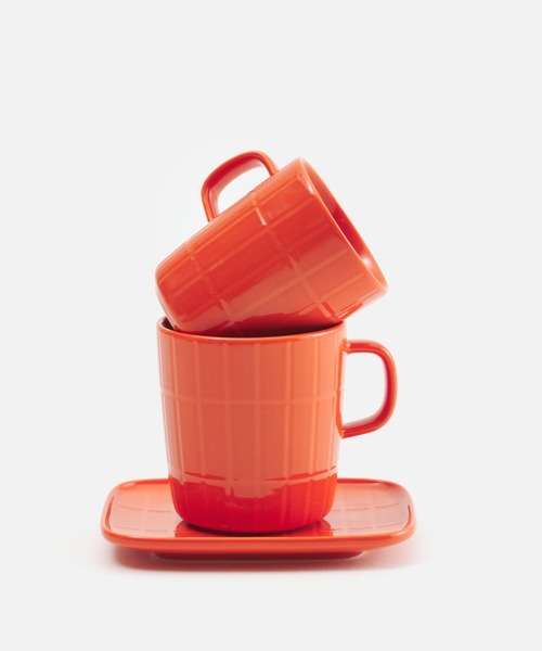 marimekko（マリメッコ）の「Tiiliskivi / mug 2,5 dl（グラス/マグカップ/タンブラー・レディース・オレンジ・FREE）」の2枚目の写真