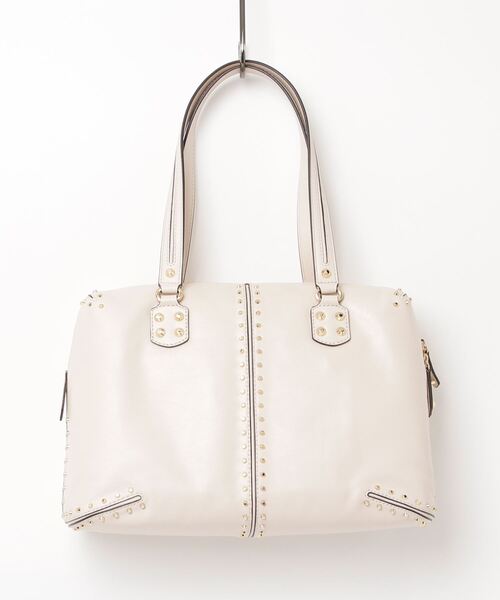 MICHAEL KORS(マイケルコース)の「MICHAEL KORS Astor Large Studded Leather Tote Bag マイケルコース アスター ラージ スタデッド レザートートバッグ(トートバッグ・レディース・ブラウン系/ベージュ・FREE)」の14枚目の写真