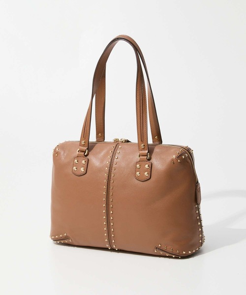 セール】MICHAEL KORS Astor Large Studded Leather Tote Bag マイケル