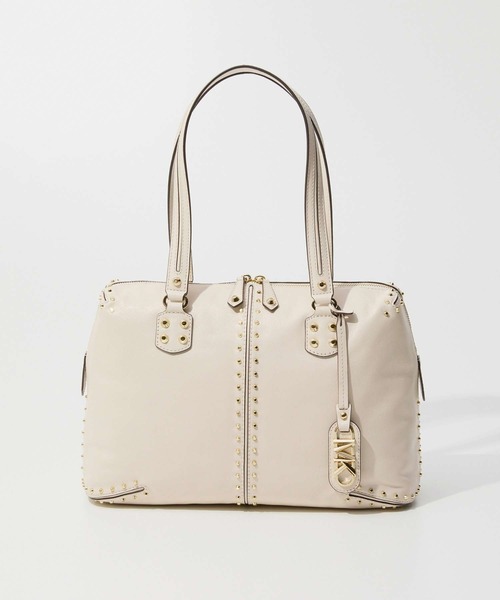 MICHAEL KORS(マイケルコース)の「MICHAEL KORS Astor Large Studded Leather Tote Bag マイケルコース アスター ラージ スタデッド レザートートバッグ(トートバッグ・レディース・ブラウン系/ベージュ・FREE)」の5枚目の写真