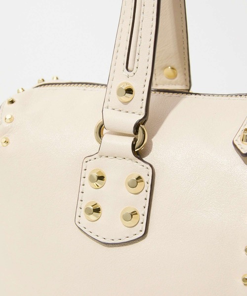 MICHAEL KORS(マイケルコース)の「MICHAEL KORS Astor Large Studded Leather Tote Bag マイケルコース アスター ラージ スタデッド レザートートバッグ(トートバッグ・レディース・ブラウン系/ベージュ・FREE)」の9枚目の写真