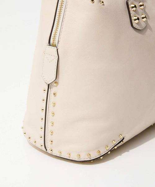 MICHAEL KORS(マイケルコース)の「MICHAEL KORS Astor Large Studded Leather Tote Bag マイケルコース アスター ラージ スタデッド レザートートバッグ(トートバッグ・レディース・ブラウン系/ベージュ・FREE)」の10枚目の写真