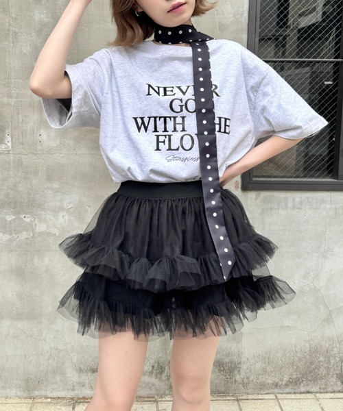 【Shimone Rocha】フリルチュールミニスカート ☆送料関税込み☆ シモーネロシャ チュールミニスカート | バズ トレンド ストア