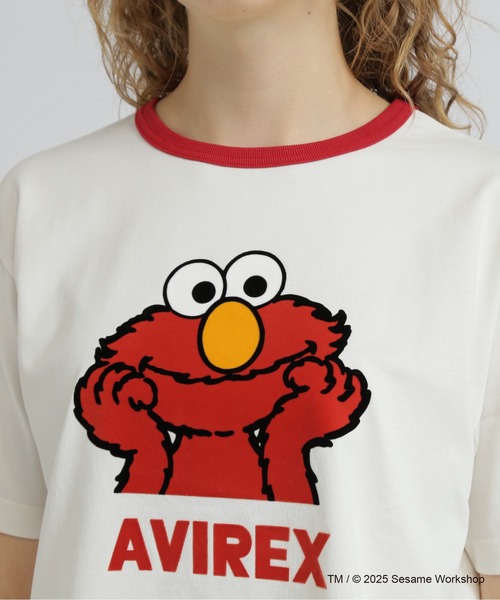SESAME STREET meets AVIREX》RINGER T-SHIRT（Tシャツ