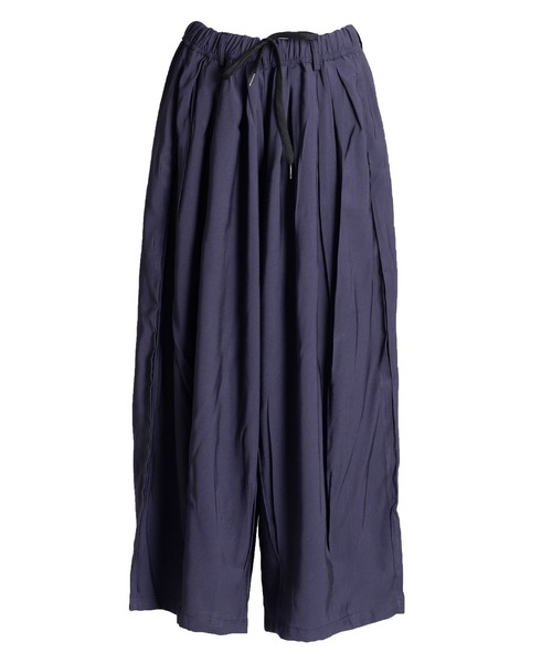 MARAI（マーライ）の「タックワイド ハカマパンツ 袴パンツ ルーズパンツ（その他パンツ・レディース・ブラック/ベージュ/グレー/カーキ/ネイビー/ブルー・FREE）」の5枚目の写真